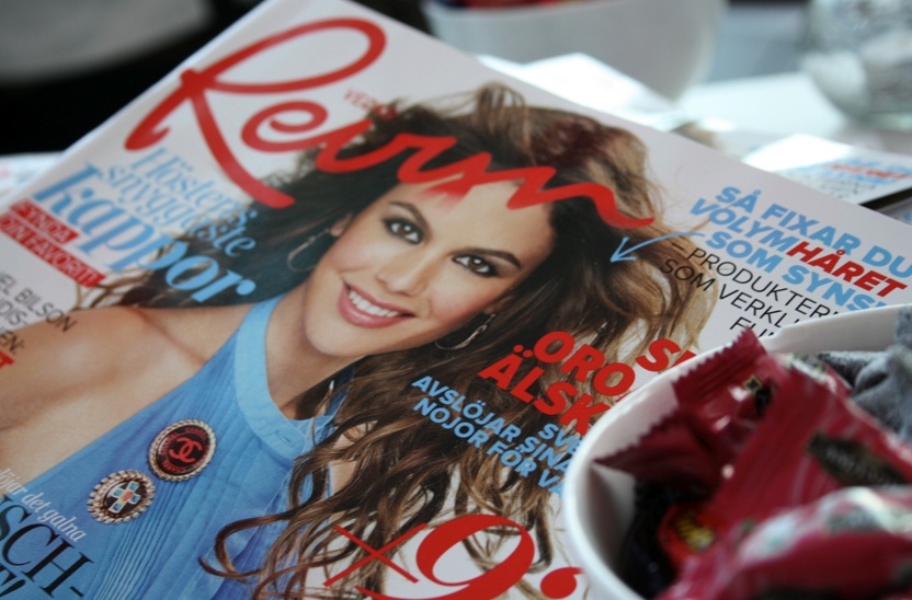 Senaste numret av tidningen Vcekorevyn - med Rachel Bilson på omslaget. mingel1