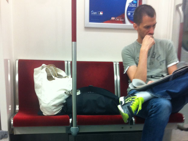 bags on subway
